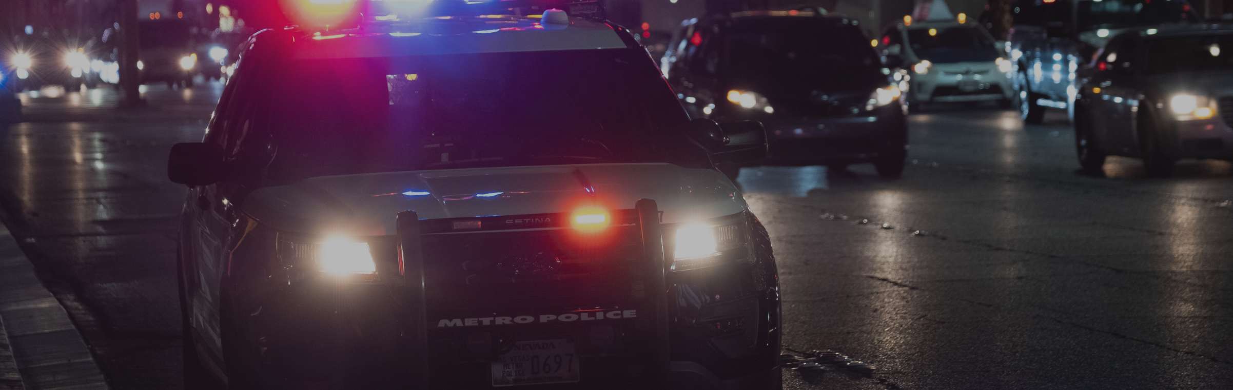 police car storage drawers